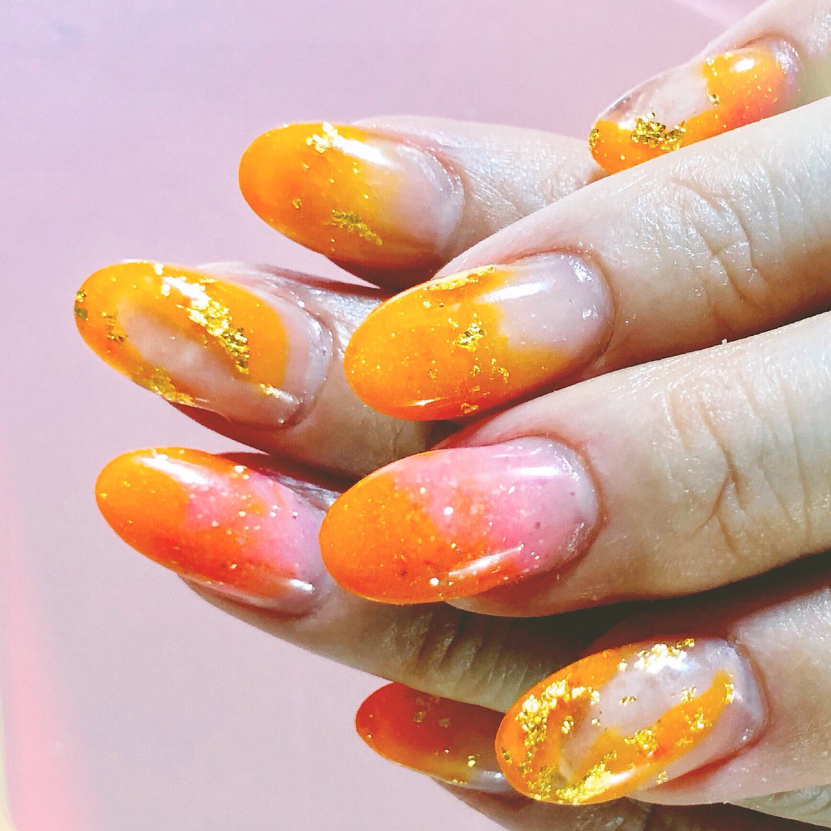 hirominomund's tweet photo. Temptation waits 🧡
*
#nails #newnails #nailart #naildesign #instanails #nailsofinstagram #nailaddict #nailcrazy #summernails #orange #pink #gold #gritter #goldleaf #garbage #version2_0 https://t.co/1Ya0NcouOP