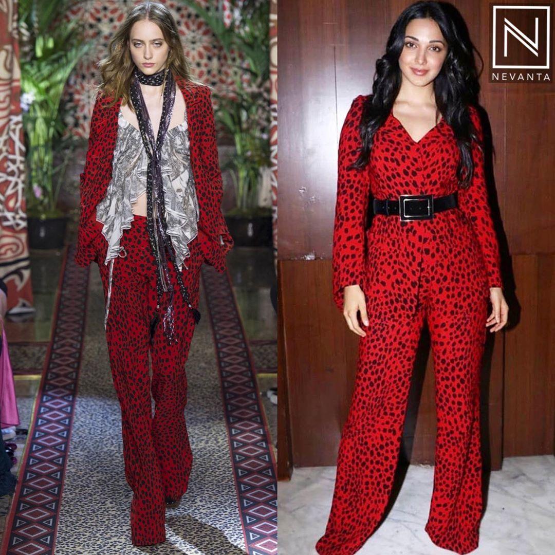 NevantaMedia's tweet photo. #RamptoReality: Kiara Advani totally owning her look in @roberto_cavalli separates from their S/S17 collection during #KabirSingh promotions!♥️
#KabirSingh #KiaraAdvani https://t.co/1xkOyMtdzR