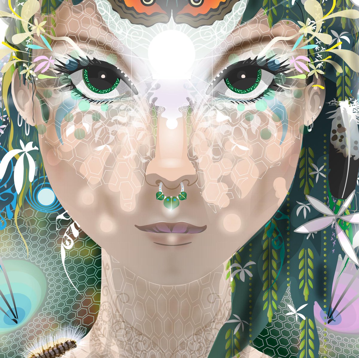 fraser_art's tweet photo. latest one. #childrensillustrators #energyart #dmtart #witchyart #forestwitch #dmtartwork #ayahuascaart #naturearts #natureartists #highfructosemag #visionaryart #trippyart #intricateart #NewArtist #DigitalArtist #geometric #fairyart #fairy #fantasyart #artenergy #shamanicart https://t.co/tyXwLESXl2