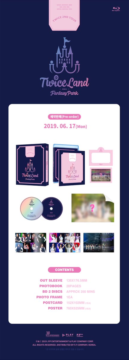 [🇲🇾MY GO]
ORDER LINK: docs.google.com/forms/d/10cVmC… 

Deadline 16 JULY
TWICE 2ND TOUR [TWICELAND ZONE 2: FANTASY PARK] 
DVD 
Release24 July

Meet Up 190 WM 200 EM 210

BLU-RAY
Release21 Aug

Meet Up 220 WM 230 EM 240

POSTER IN TUBE
PRICE INCLUDED POSTAGE & TAX
NO 2ND PAYMENT NEEDED