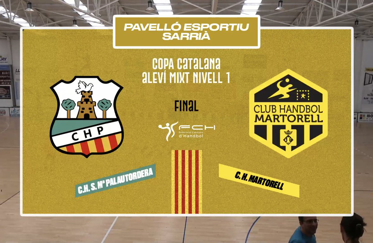 FedCatHandbol's tweet photo. Finals de #CopaCatH 🏆 | 2a jornada
⚠️ Final Copa Catalana
👉Aleví Mixt Nivell 1
@Chpalau 6 vs @chmartorell 10 https://t.co/RTuu9HQL2V
