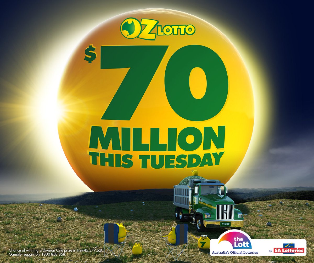 PortMallNews's tweet photo. Jackpot this week! Make sure you've got your lucky ticket for Tuesdays 70 MILLION prize! https://t.co/VfQ24p0zbr