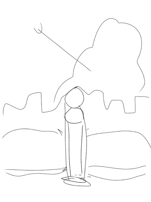 くそ雑誕生日絵ラフ!間に合うかな?? 