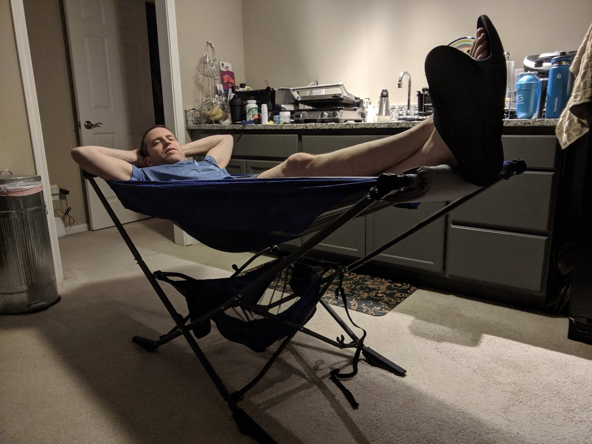sidscheck's tweet photo. Laying on my new #hammock for the first time. Wow awesome! Info: https://t.co/Ar5ZGHnNS6
#republicofdurablegoods #mockonehammock @durable_goods
#mockhappy
#adventurenap
#mockone
#hammock
#republicofdurablegoods
#freestandinghammock
#mockhammock
#portablehammock
#makehappy https://t.co/1bZCGbuLkx