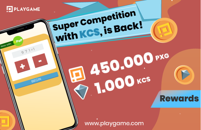 playgame_pxg's tweet photo. Super Competition with KCS is Back! #PlayGame collaborating again with @kucoincom give you chance to win total prize of 1.000 $KCS and 450.000 $PXG. Compete now and claim your prizes! https://t.co/Gcl0YsG36A 

Read More on 👇
https://t.co/9TovgaIiwi 

#PlayGame $PXG $KCS https://t.co/Ua2WZroEQ4