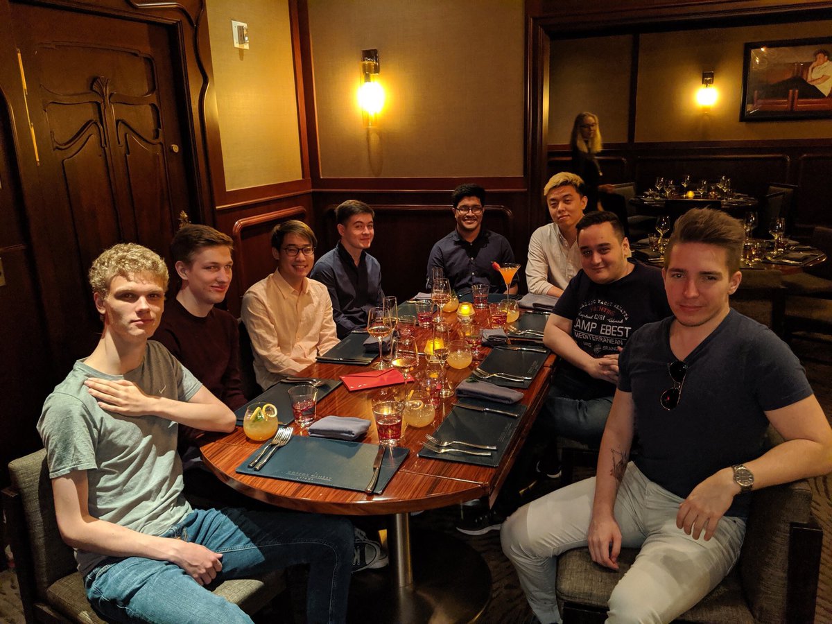 Pleasure to dine with the grandmasters