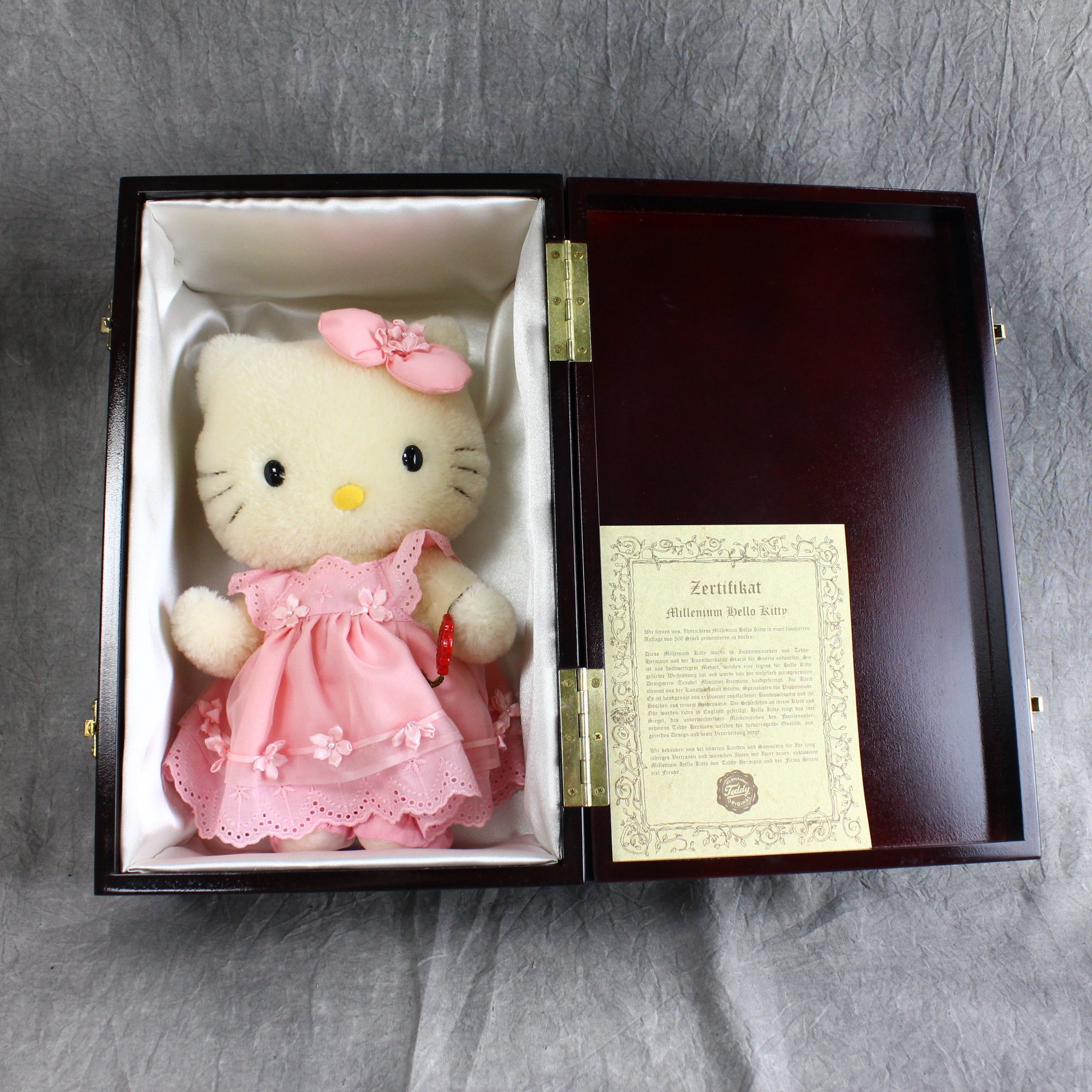 希少 ハーマン社×サンリオ 2002年 テディベア ハローキティ限定500体