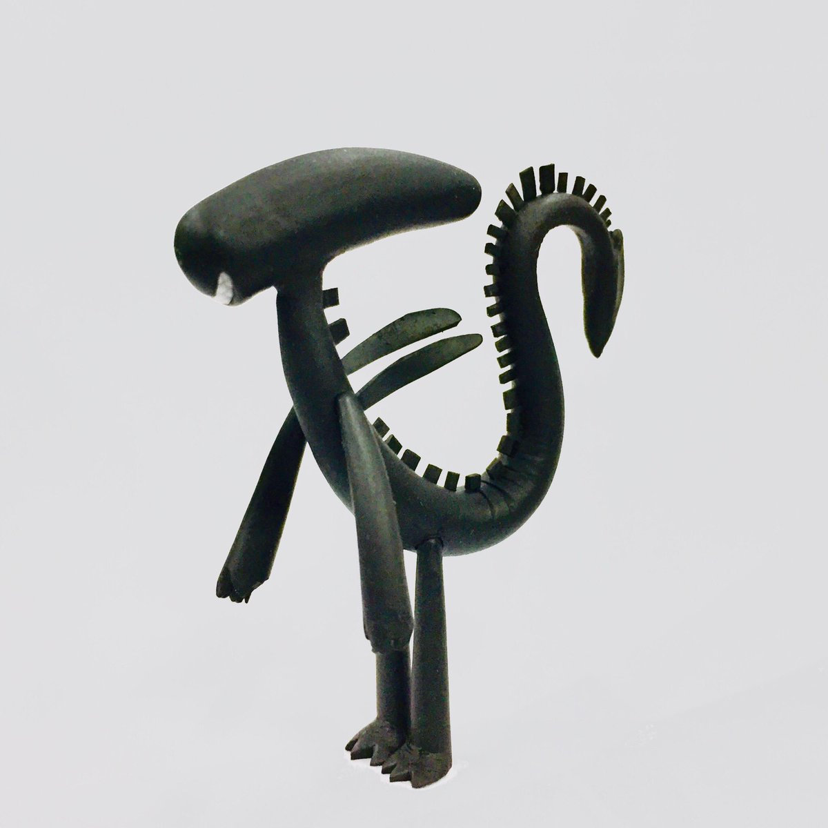 DAISO樹脂粘土 Alien Xenomorphs エイリアン できた！