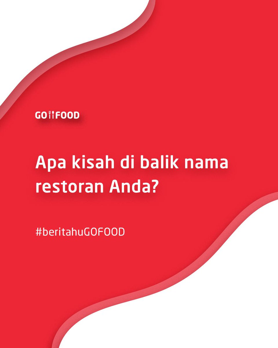 Yuk, #beritahuGOFOOD apa yang menginspirasi nama restoran Anda! Apakah terinspirasi oleh kota asal Anda? Sudah dipilih sejak dahulu karena merupakan usaha keluarga? Atau karena nama tersebut mudah diucapkan?

Apapun kisahnya, share di kolom komentar ya, Partner GO-FOOD!