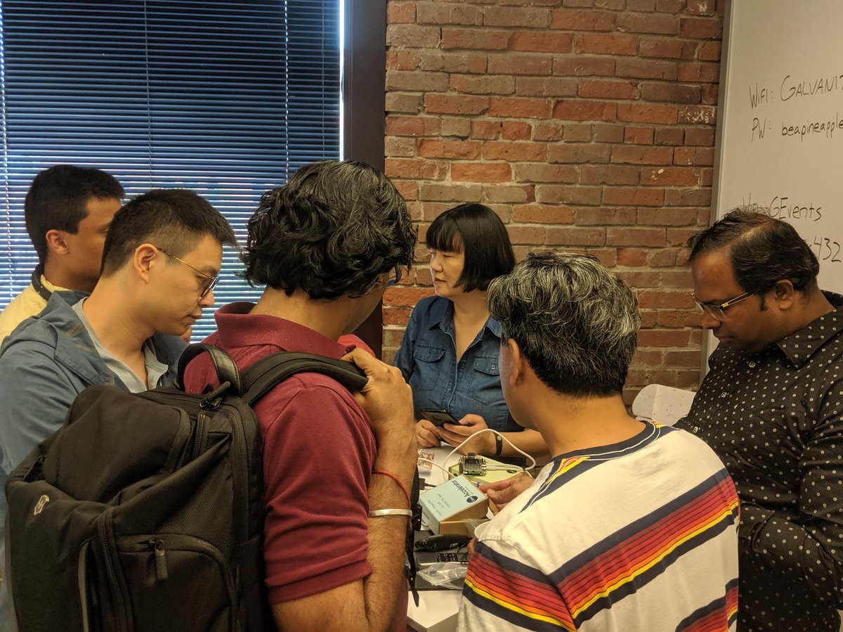 margaretmz's tweet photo. I had fun speaking at the Computer Vision workshop organized by @atiglobalorg today! #TensorFlow #DeepLearning #ComputerVision #OnDeviceML #TFLite #AndroidML #EdgeTPU @sparkfun microcontroller https://t.co/nuSrSXJPin