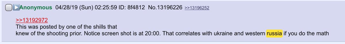 Some more good ol’ American internet influence ops: FBI agent outs himself trying to pin shooting at Chabad synagogue near San Diego on the Kremlin.  https://twitter.com/yashalevine/status/1140480488873709569