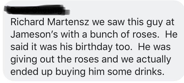 Friends! This guy stole my phone AND walked out on his bill at a local #yyc resto. Michael McDonald from Lac La Biche. Dark brown hair, moustache, and wasn’t wearing the cowboy hat when I met him. Since it happened, people have told me he’s done the same thing to them! Beware!