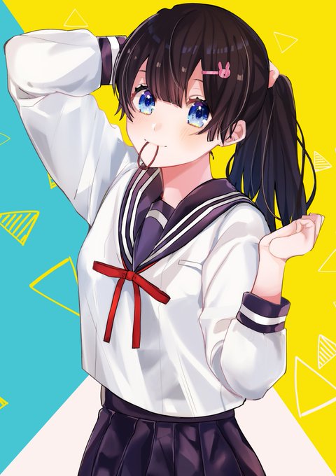 黒髪JK大好物♥ 