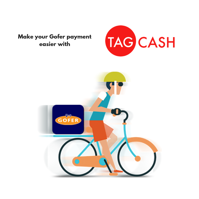 GoferBike's tweet photo. Pay your Gofer Service thru @TagcashWallet app.
Available in App Store and Google Play. Download Now! https://t.co/YS0CMojhts