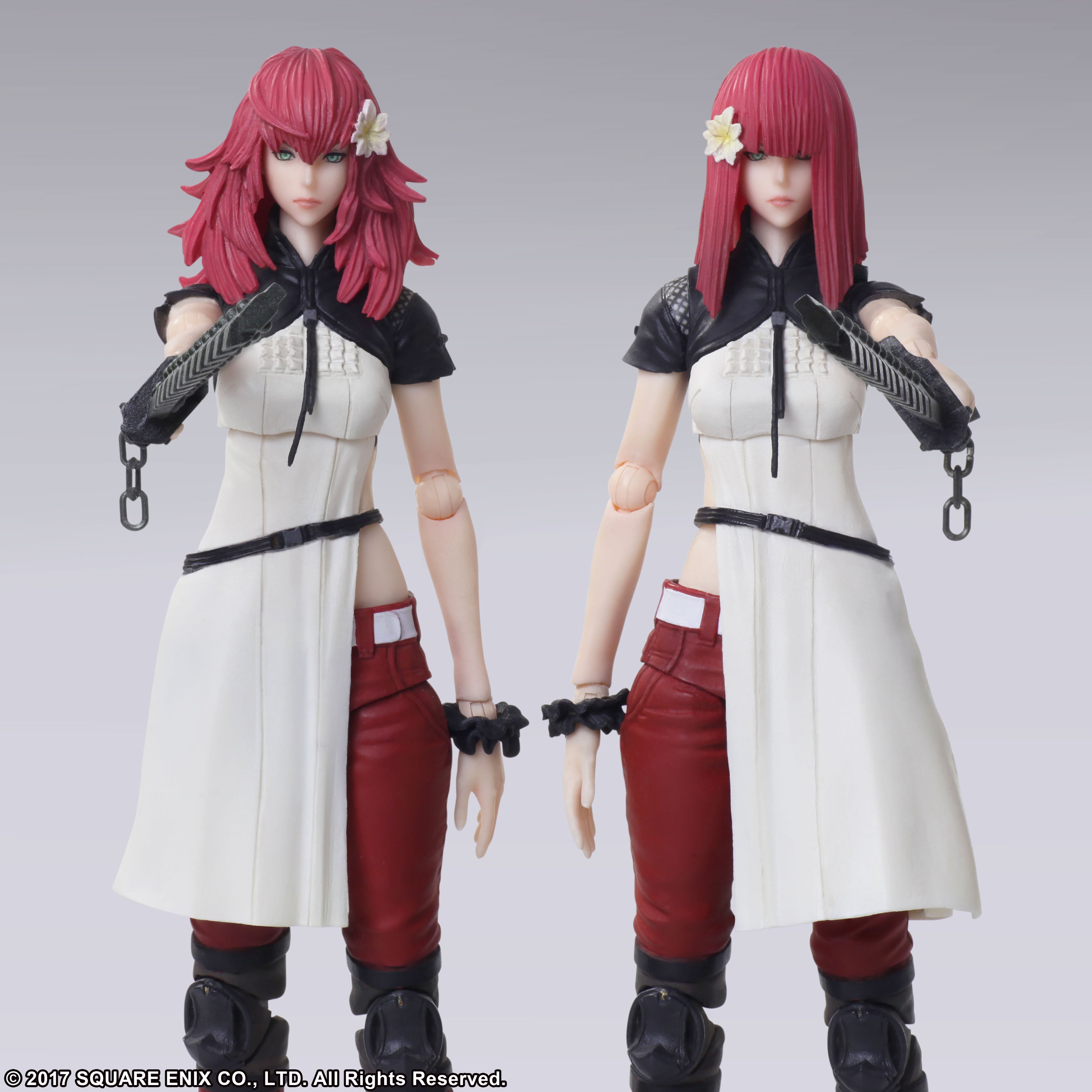 Square Enix Official Goods 新商品 Nier Automata より 過去の罪を背負う旧型アンドロイド デボルとポポルがブリングアーツにセットで登場 ふたりで対となる線対称のコスチュームに 鮮やかな赤い髪や どこか憂いを帯びた表情まで 原作そのまま