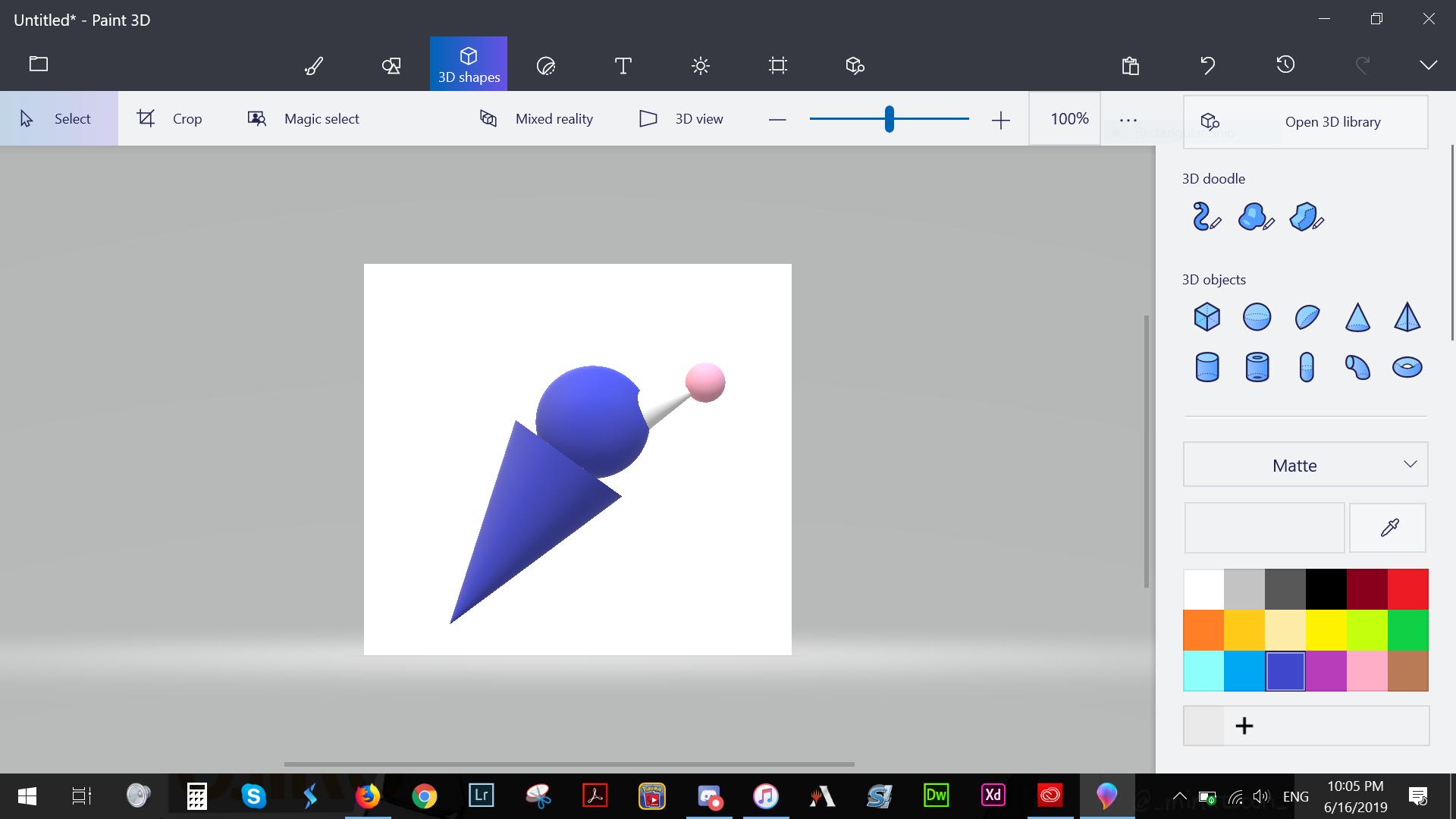 Dragonslayer Ari I Don T Really Have Any Fancy 3d Rendering Modeling Software But I Do Have 3d Paint This Is What I Did After 5 Mins ポケモン5分モデリング T Co Paehei9rbc Twitter