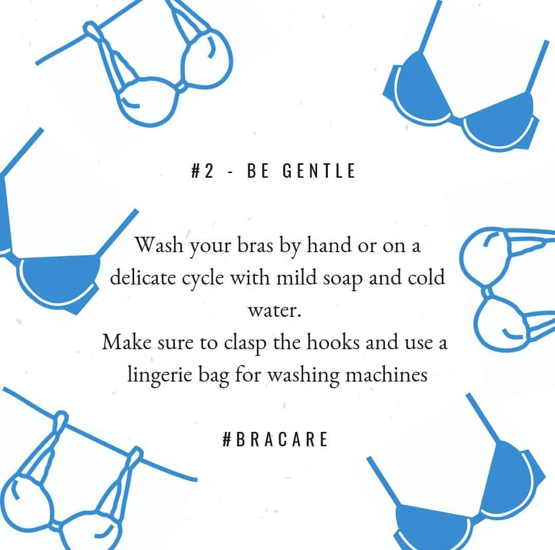 AnasaLingerie's tweet photo. With a little extra love and care you can extend the life of your bra significantly. Here are our top tips on how to care for your bra!
#bracare #mondaymotivation #bracare101 #bratips #bras #lingeriequote https://t.co/tgUw12lKVh