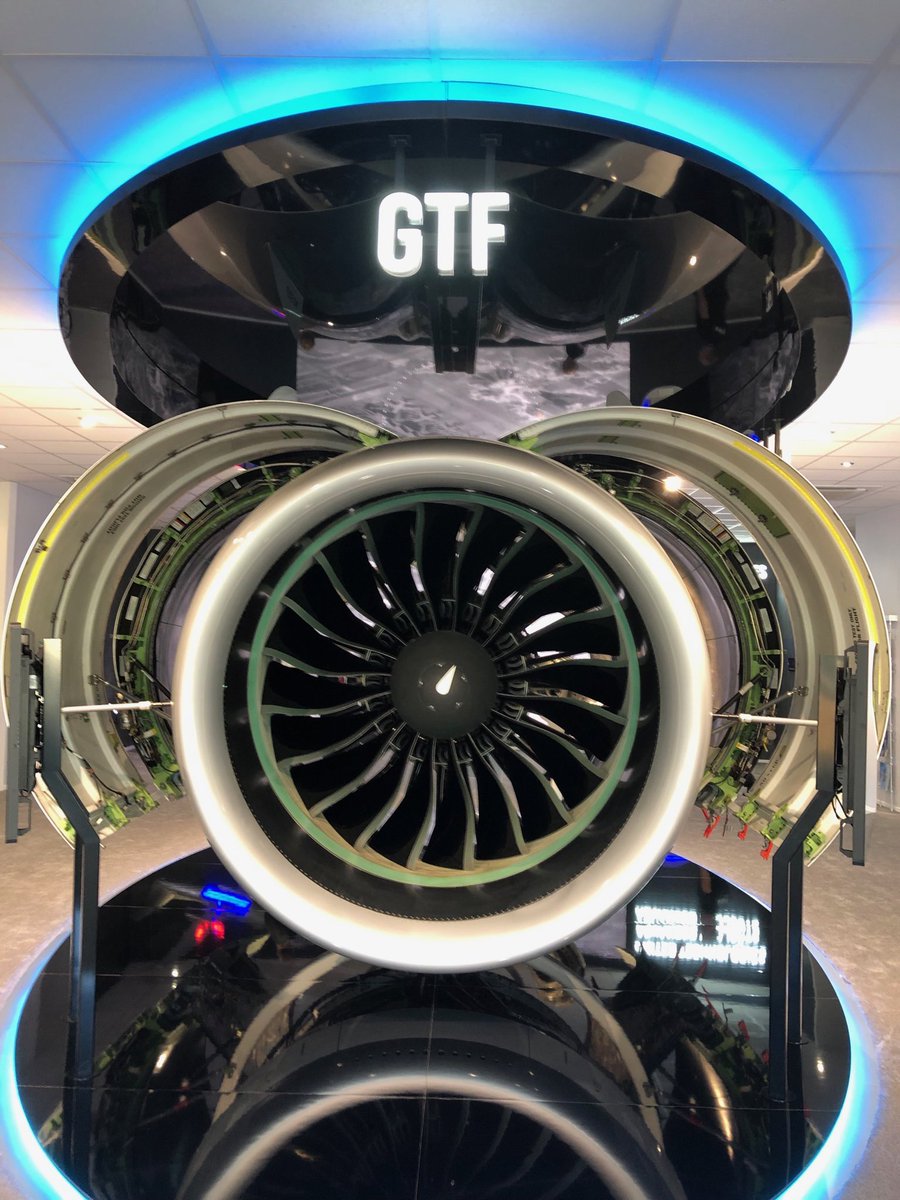 verbal06's tweet photo. The @prattandwhitney GTF engine. No comparison, no equal. #WeArePW #avgeek #PAS19 https://t.co/HiOnnptH0T