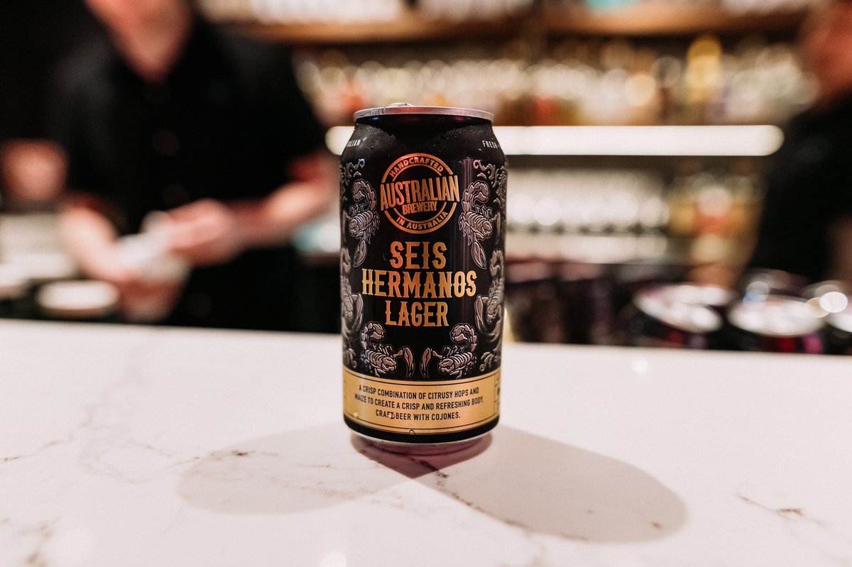 My favourite beer Seis Hermanos Lager is available nationally @1stChoiceLiquor Thanks to the team <a href="/AustBrewery/">Australian Brewery</a> for making this amazing brew🍺😋