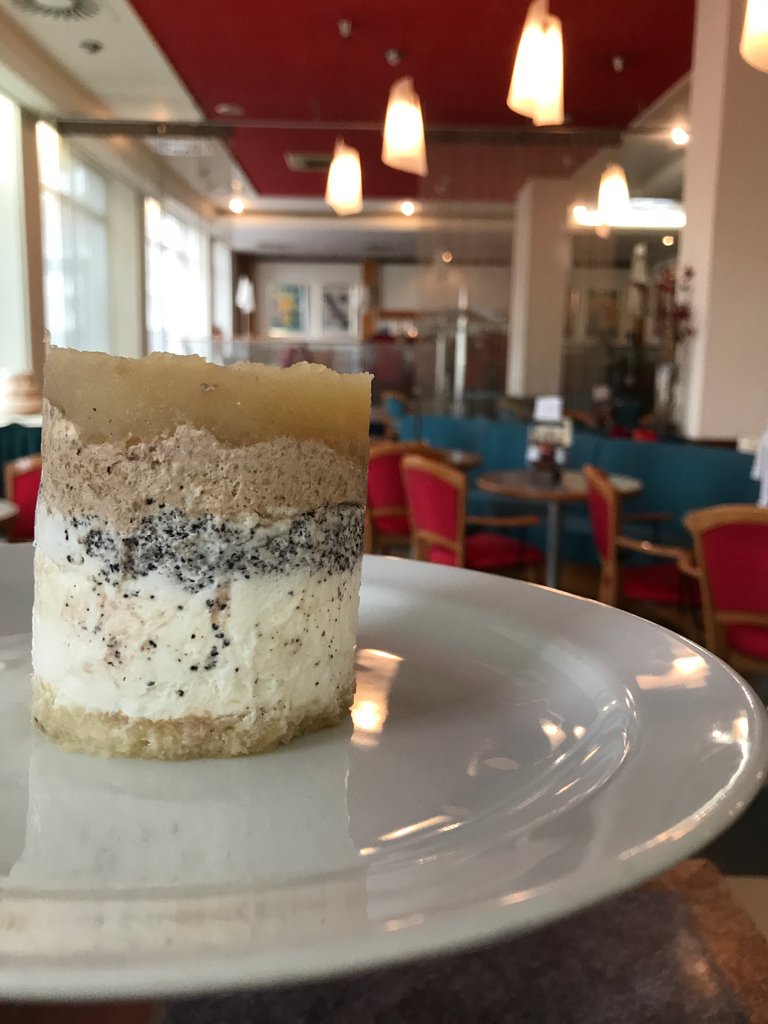 TODAY'S PIC: Prekmurska Gibanica is a specialty dessert in Slovenia. It consists of layers of apple, cottage cheese, walnut and poppyseeds. 

#picoftheday #nicoleconnollytravel #travelpics #sloveniawithlove #food #desserts #prekmurska