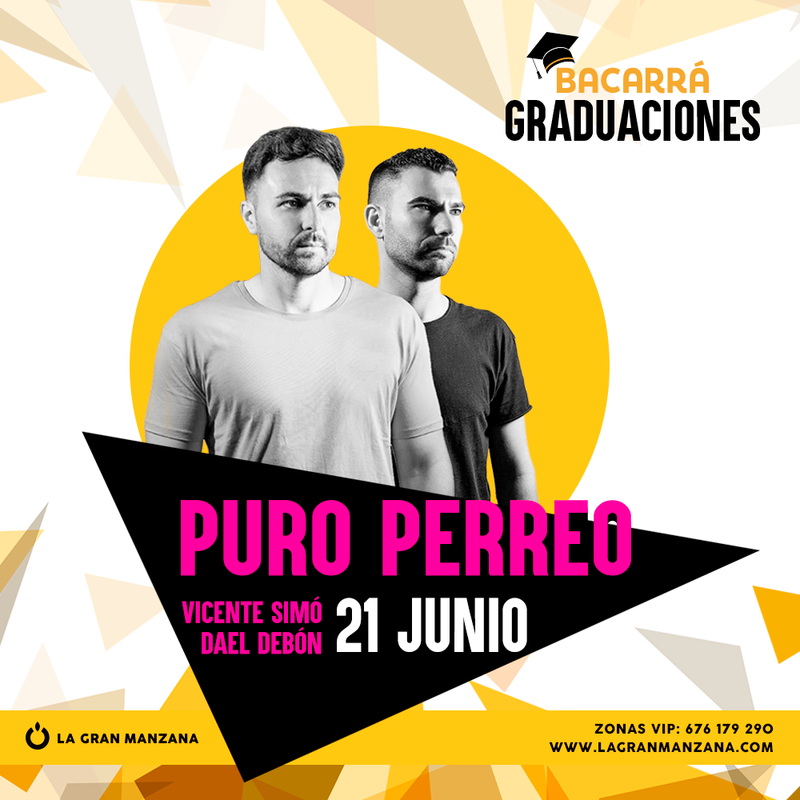 El próximo #VIERNES tenemos la fiesta de graduaciones más 🔥🔥🔥 de este 2019. ¡Os esperamos a tod@s  en nuestra mejor fiesta de Puro Perreo! 

#Bacarra #Playa #Gandia #Valencia #HastaElAmanecer #LaGranManzana