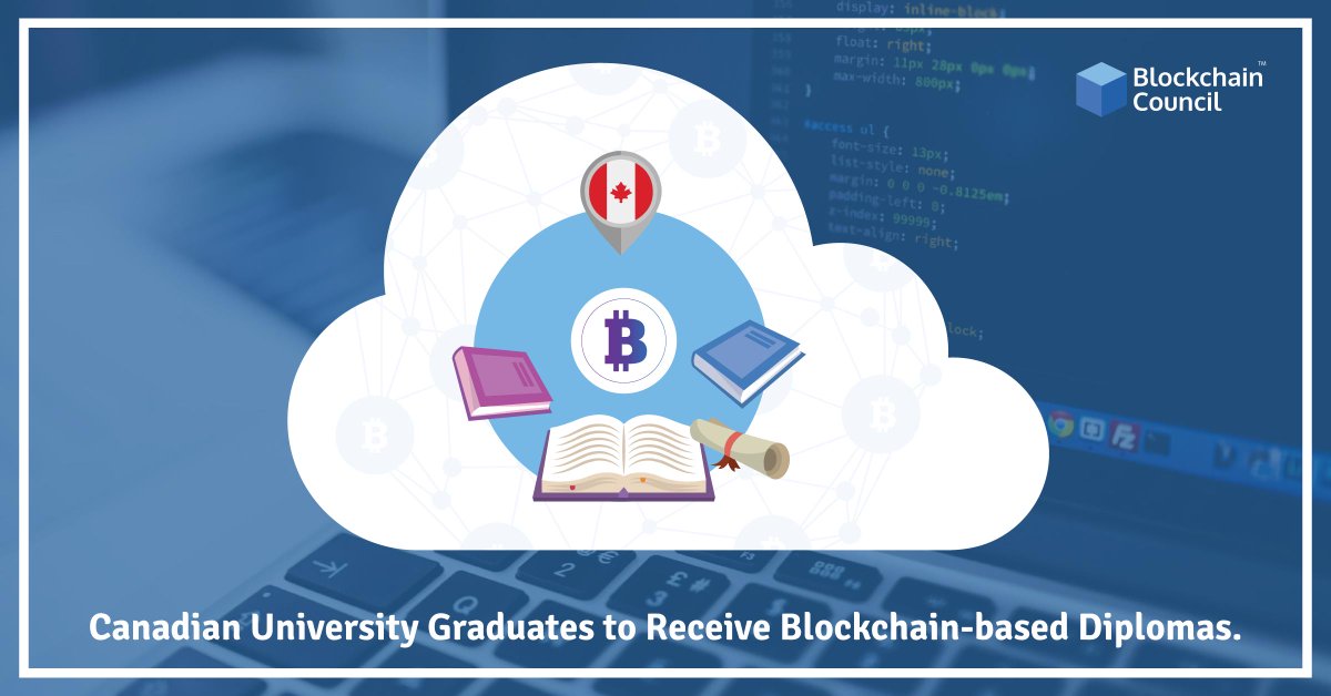 toshblocks's tweet image. Southern Alberta Institute of Technology (SAIT), Canada, will be issuing blockchain-based diplomas to its next graduating class.

#Blockchain #LearnBlockchain #BlockchainCertifications #BlockchainExpert #BlockchainNews