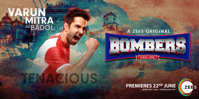 Banijayasia's tweet photo. Meet @varunmitra19 as #Badol - the ring leader of the team! #Bombers , premiering exclusively on @ZEE5India @zee5premium , on 22nd June. 
#FortEtFierArikbaar #BombersBaarBaar #GoBombers https://t.co/cC7NDKnncR