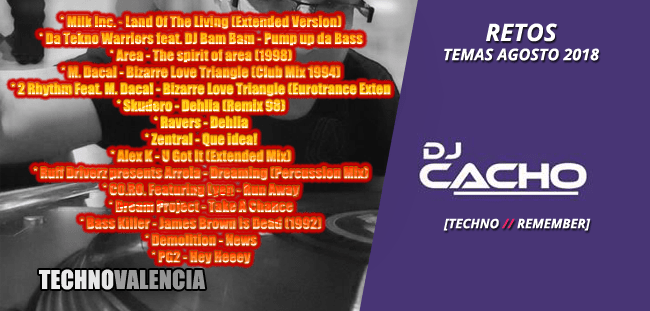 TechnoValencia's tweet photo. https://t.co/XfGUsOuGIG
Retos: Sesión – Dj Cacho – technovalencia (Temas Agosto 2018)
#remember #dance #techno #progressive #hardHouse #trance
#rutaBakalao #rutaDestroy #músicaDeLos90
#sesiones #session #sesion #dj #djs #pastelitos #cantaditas
#reto #retos #DjCacho https://t.co/cpa8nzGf0x