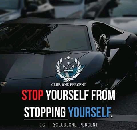 realmrstack's tweet photo. Stop yourself, from stopping yourself.
#MondayMotivation #JustDolt https://t.co/3qm4J7Z3jj