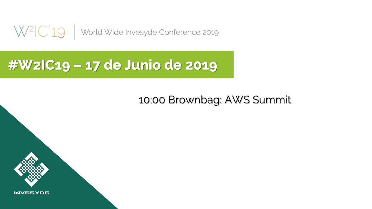 invesyde's tweet photo. 🌞 ¡Buenos días #syders! No os creais que ya ha terminado nuestro #W2IC19 Aún nos quedan una serie de actividades durante esta semana. ¡Hoy estrenamos los #BrownBag! https://t.co/OvBCZTxpgH
