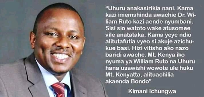 AgundaMike's tweet photo. Someone tell @KIMANIICHUNGWAH that pride comes before a fall. https://t.co/hS9spjX4fY