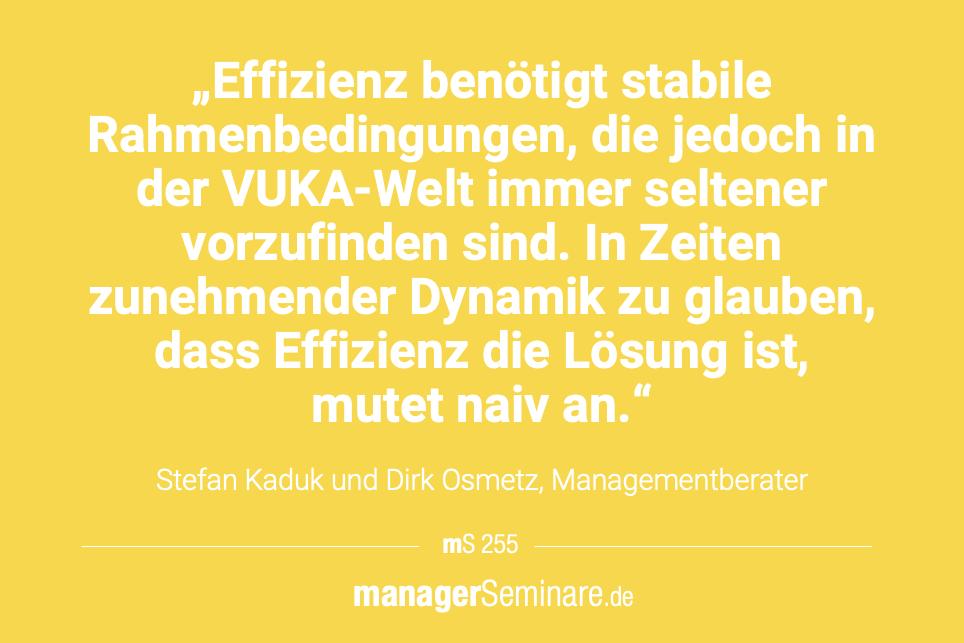 Warum Effizienz wichtig, aber kein Allheilmittel ist, erläutern die <a href="/Musterbrecher/">Dirk Osmetz</a> bit.ly/2XcWube (€)