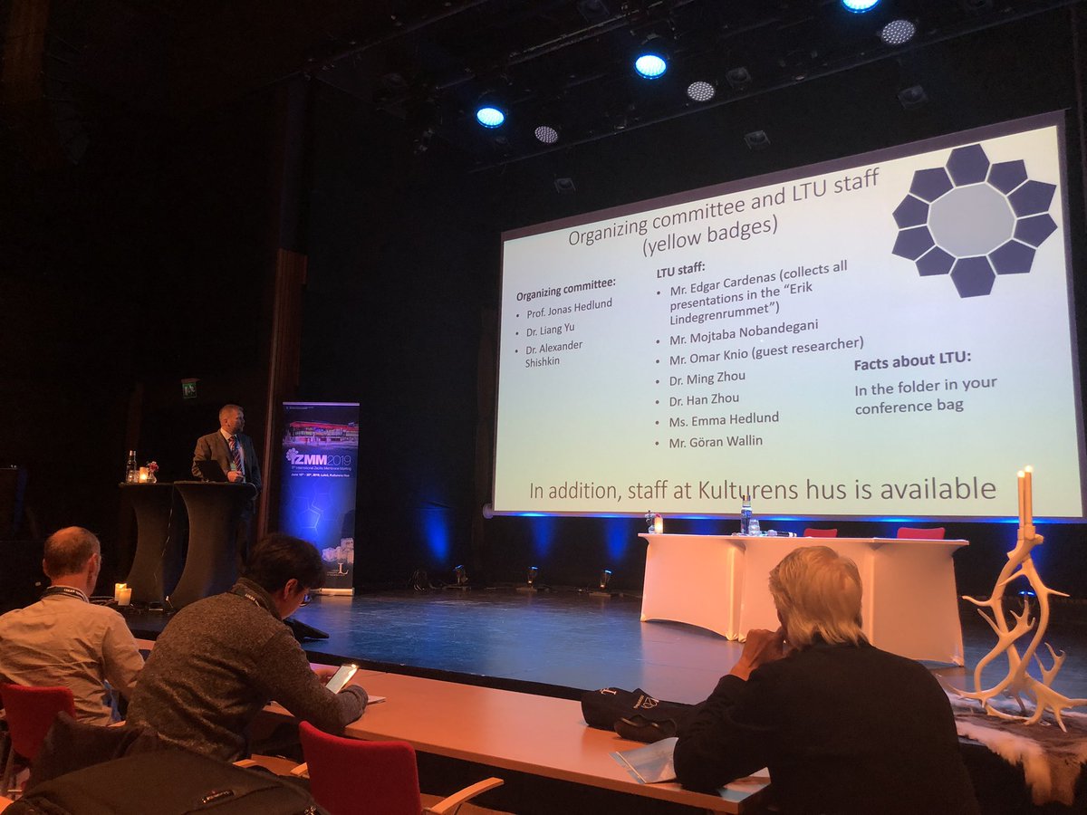 GroupMatsukata's tweet photo. international zeolite membrane meeting, IZMM2019 get started at #Lulea, sweden🇸🇪 #zeolite #membrane #IZMM https://t.co/GDs91rgKRW