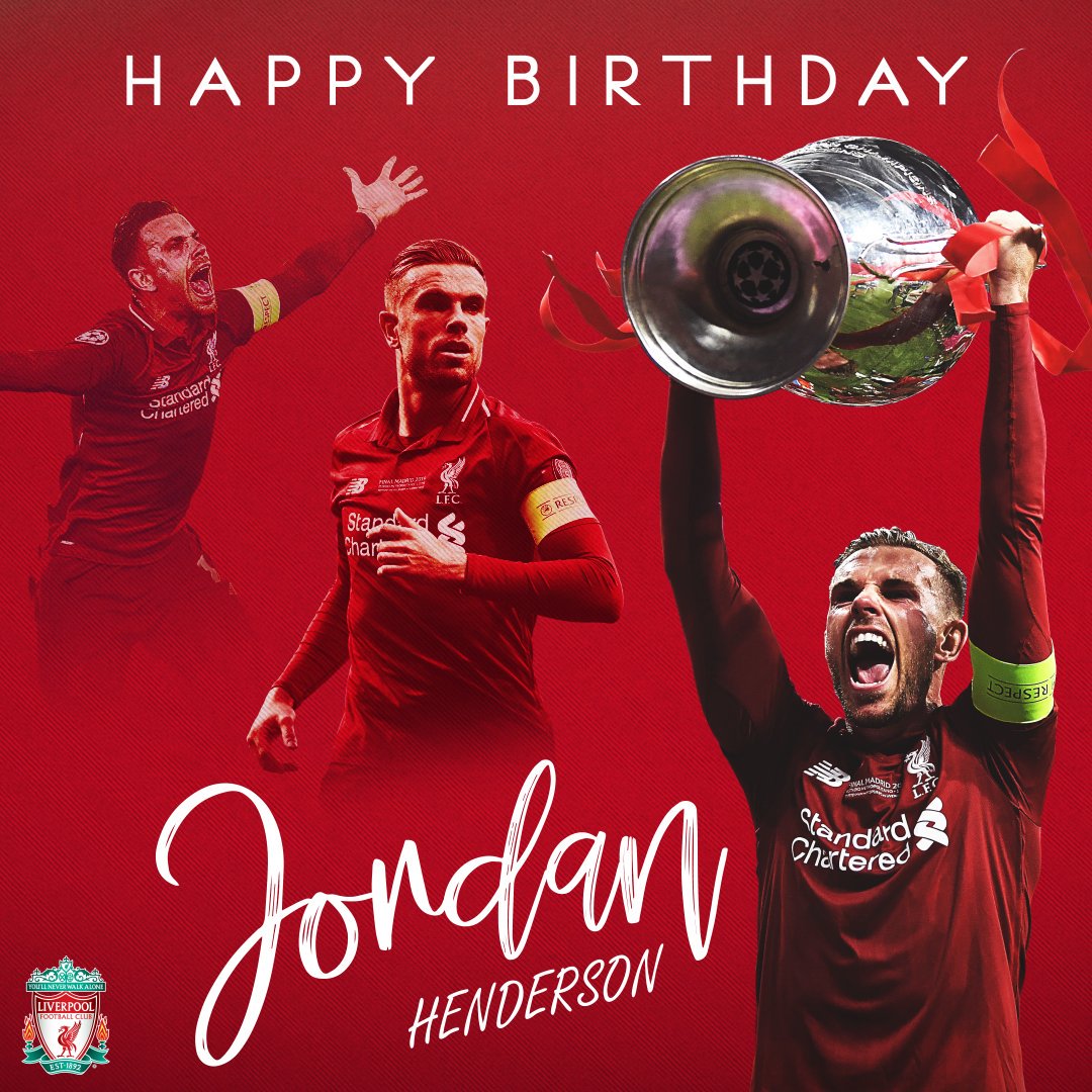 Happy birthday Jordan Henderson 