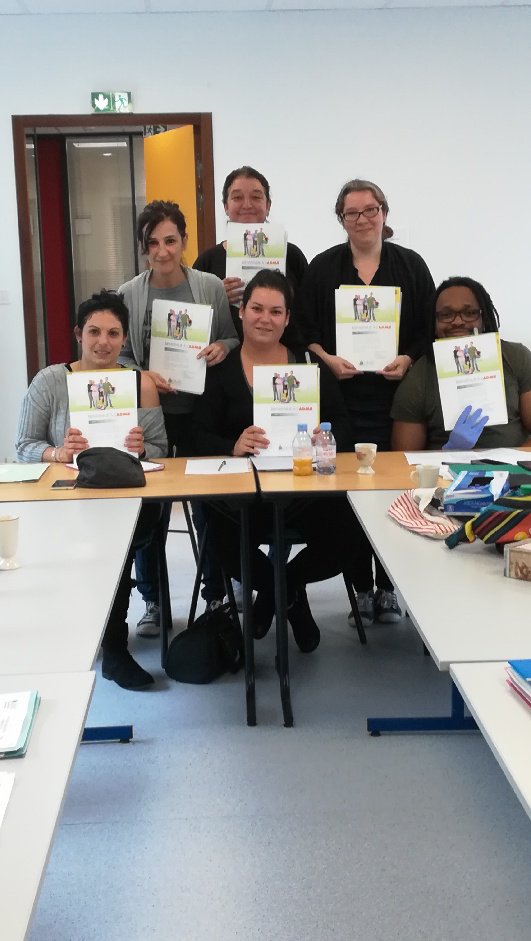 Fin de la session de POEI sur l'Association locale <a href="/Admr60/">ADMR de l'Oise</a> de Crépy en Valois,  bienvenue à nos 6 nouvelles recrues qui rejoignent l'équipe !