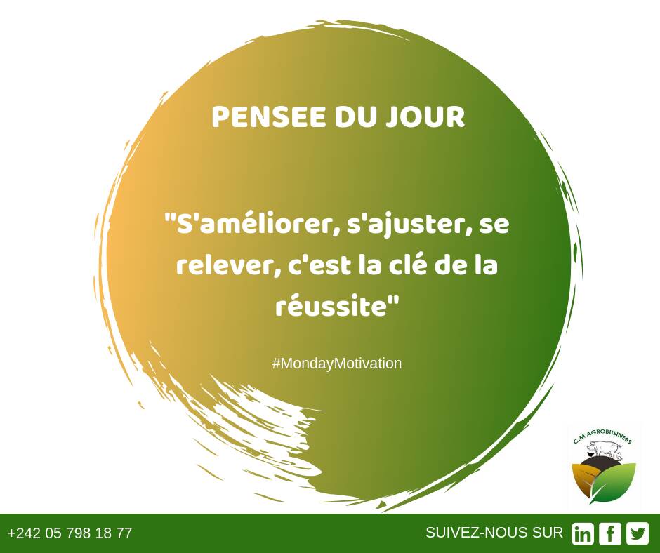CMagrobusiness's tweet photo. À travers cette pensée du jour, nous vous souhaitons un excellent début de semaine.

 #CMagrobusiness  #MondayMotivation https://t.co/2gPUMZyoIv
