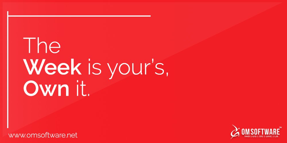 omsoftware's tweet photo. Have a great start to a productive week #MondayQuote #Mondayatwork | @omsoftware - https://t.co/oGLXuTzXa2
#Omsoftware #OMS #omsoftwarepune #omsoftwarebhopal #India #Bhopal #Pune https://t.co/EY4drOXpba