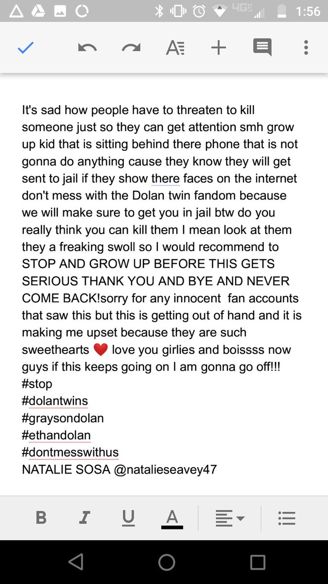 natalieseavey47's tweet photo. Okay guys I just wrote this I am kinda mad but yeah #EthanDolan #EthanDolanAwareness #graysondolan #GraysonDolanAwareness #stop #ethan https://t.co/MkpvR1a3rM