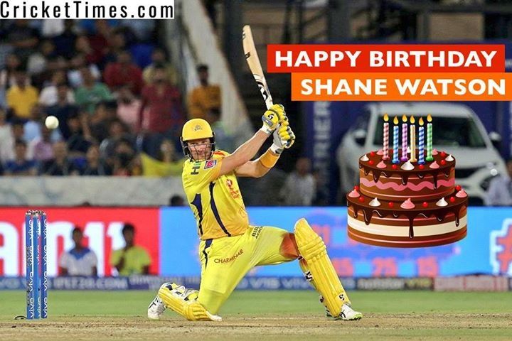 Happy Birthday, Shane Watson 