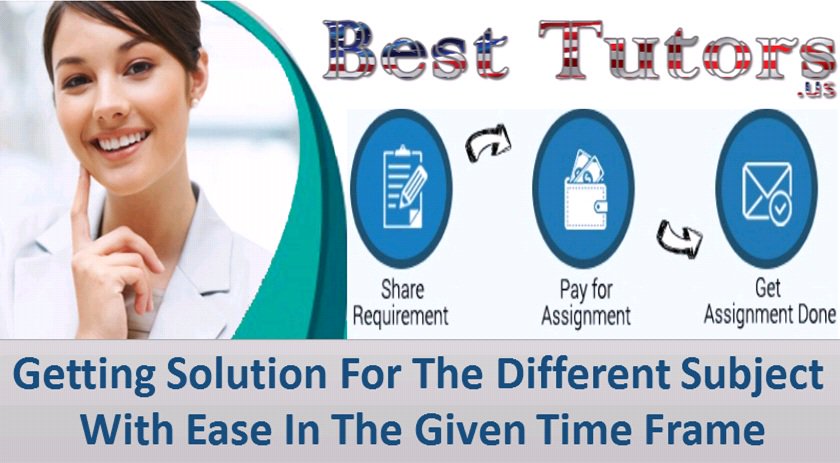 Besttutorsforus's tweet image. Getting Solution for the Different Subject with Ease in the Given Time Frame
Learn more: besttutorsforusa.wordpress.com/2019/06/17/get…
E-mail us support@besttutors.us
#HelpwithAssignment #MyAssignmentHelp
#ManagementHomeworkHelp #ProjectManagementHomeworkHelp