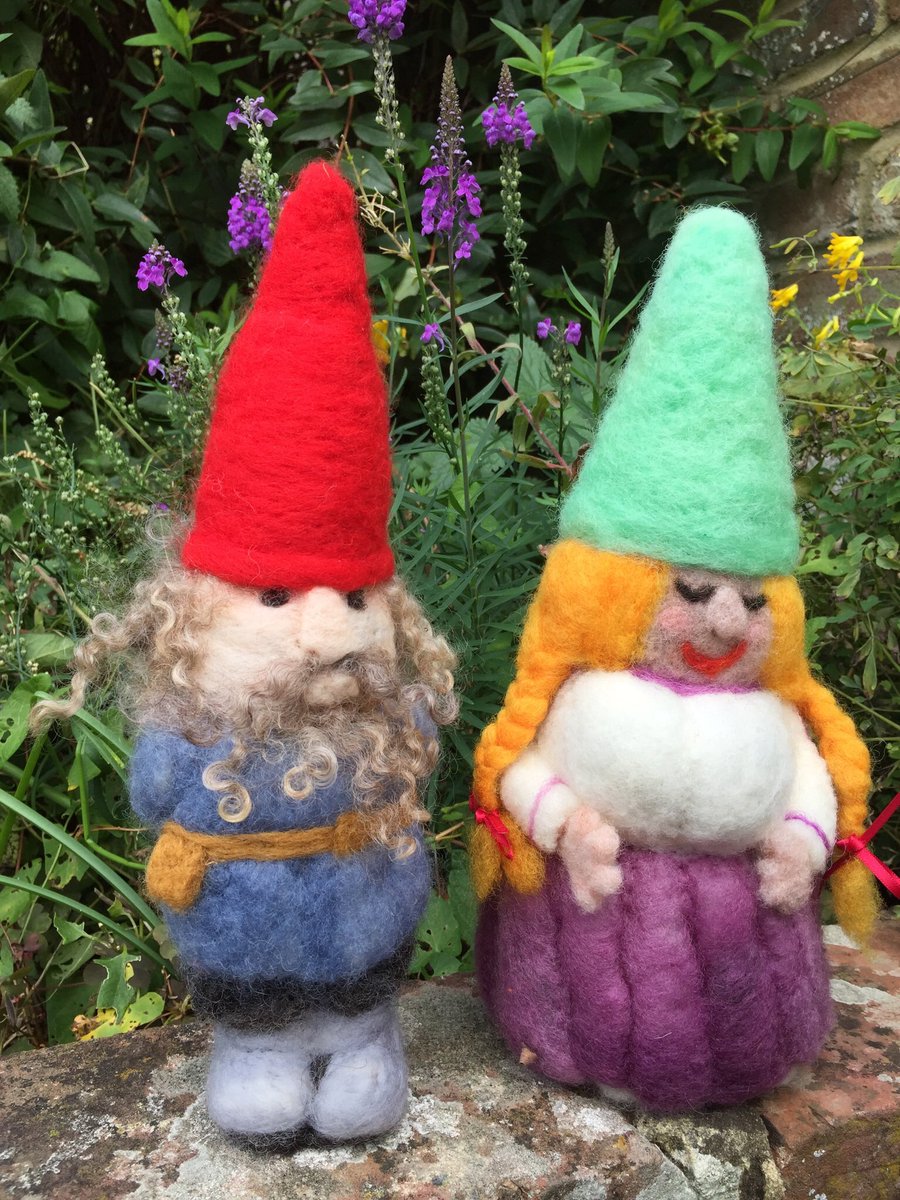 Norma and Norman went to Cromer, got double pneumonia..... 
#gnomes #songlyrics #devinecomedy #zoeball 
#etsyseller <a href="/BritishCrafting/">BritishCraftHouse</a> <a href="/BritishWoolFarm/">British Wool Farm</a> <a href="/BBCRadio2/">BBC Radio 2</a>