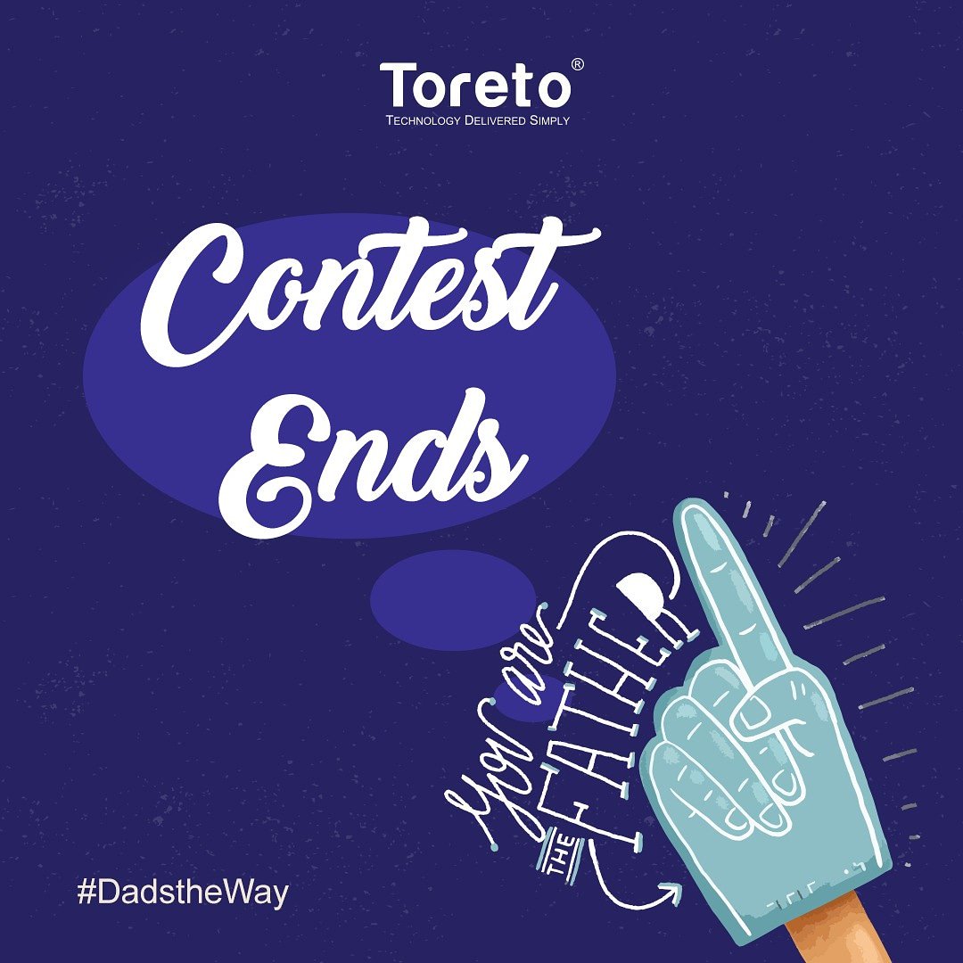 Toreto_India's tweet photo. Stay tuned for more exciting contests.
#DadsTheWay #Toreto #ContestEnds https://t.co/OAzXITWBWY