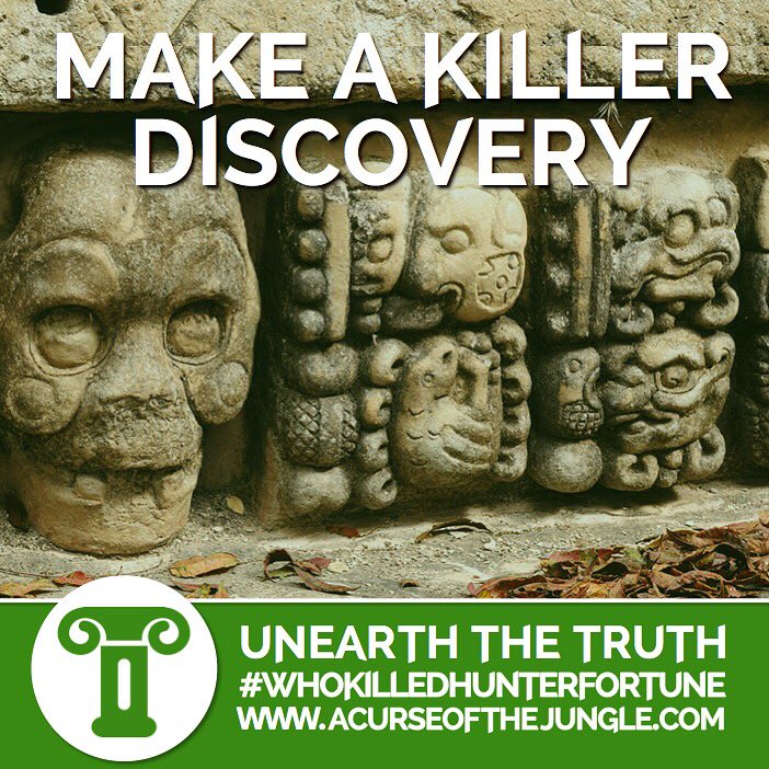 ACorpseOnCamera's tweet image. CONQUER THE JUNGLE. This weekend, it’s your last chance to race round Reading and catch a killer. Find evidence, crack clues and unearth the truth. Discover #WhoKilledHunterFortune! Pack your bags Detectives, it’s murder time. #MurderMystery #TreasureHunt #ReadingUK #RdgUk #Rdg
