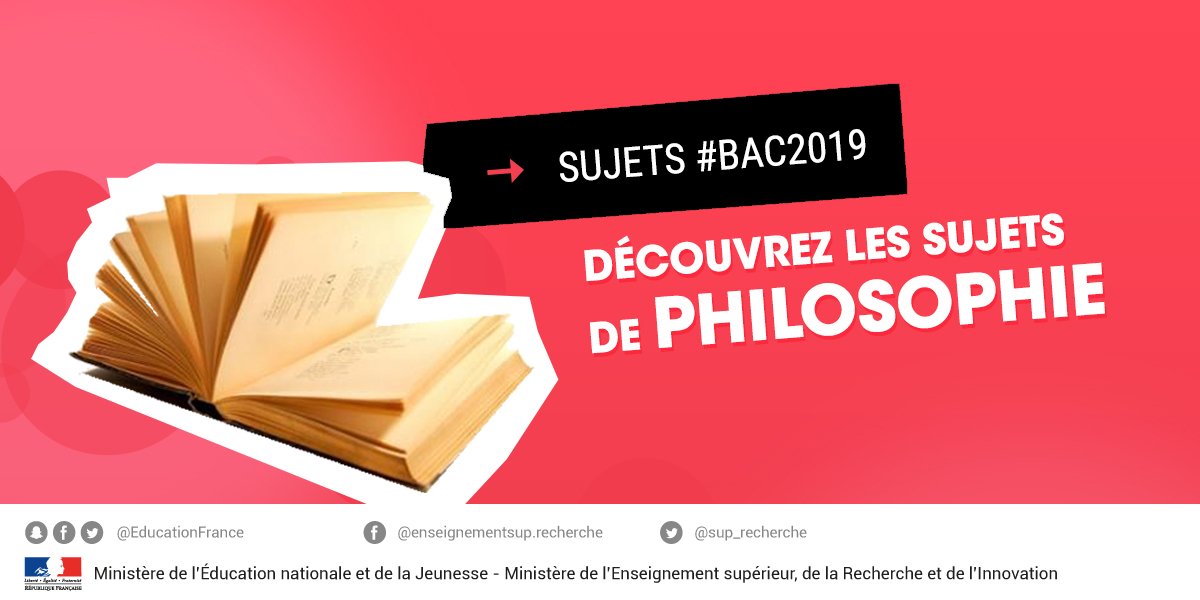 education_gouv's tweet photo. "Est-il possible d’échapper au temps ?" 🤔 C'est un des sujets de #BacPhilo pour la série L, découvrez tous les sujets de philo ici https://t.co/B33zg3MCrW #Bac2019 https://t.co/VkIoxRyLM0