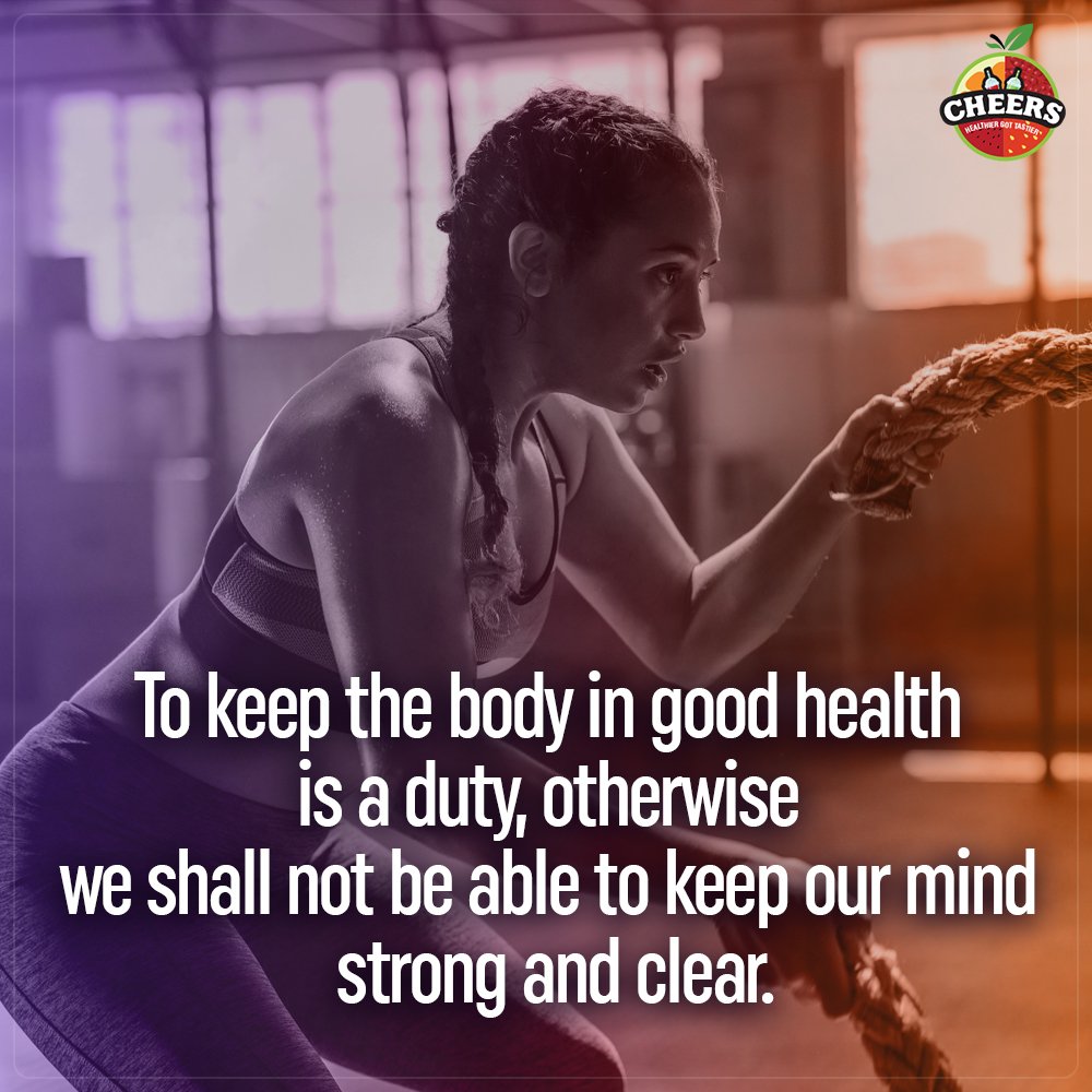 Cheers_Off's tweet photo. A healthy body is important for a healthy mind!

#CheersHealthDrink #CheersToHealth #Cheers #StayHealthy #StayFit #HealthDrink #HealthyDrink https://t.co/XWgN1pyoUk