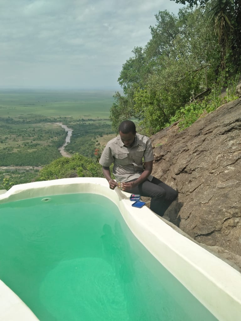 ecotourismkenya's tweet photo. Where they are now. Meet Moses Leteipa a student of Kenyatta University studying Environmental Science, he is currently undergoing his attachment at @MaraSiria through our #LMPMAY 2019 program. @KTF_Kenya @magicalkenya. September intake coming soon. #leadersintourism https://t.co/gi6c48MRbY