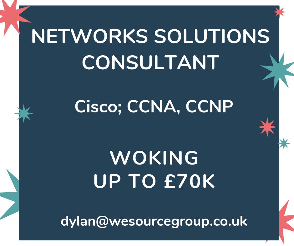 Cisco Networks Solutions Consultant ⚡
Up to £70k ⚡
Woking ⚡
Contact Dylan today - dylan@wesourcegroup.co.uk / (0203) 355 0406
Check out the job, here: https://bit.ly/2wWpLIx
#mondaymorning #cisco #enterprisenetworks #firewalls #ise #ITconsultant #woking #careers