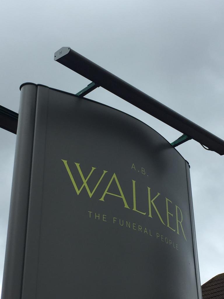 Signs_ExpressNN's tweet photo. Delighted to complete this job for Walker - The Funeral People. A family business going strong for nearly 200 years and I am pleased to have known them for nearly 20% of that time! https://t.co/UrgxxzmcPB