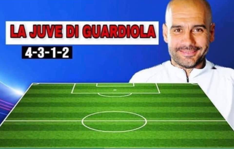 MilanoRossone12's tweet photo. Come sarà la Juve di Guardiola?
#GuardiolaDay https://t.co/LXsqO1altI