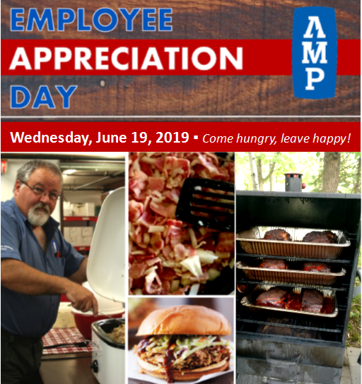 AMP_mfg's tweet photo. LOOK WHAT IS COOKING AT AMP! 🍴👨🍳🎉#employeeappreciation goes a long way! @amp_mfg management has planned an appreciation cookout for all employees on Wednesday, June 19. Chef Mark Fjerstad has been busy smoking the pork for the pulled pork sandwiches. #spoiled #Solutionsforpower https://t.co/mx8cJLwM1K